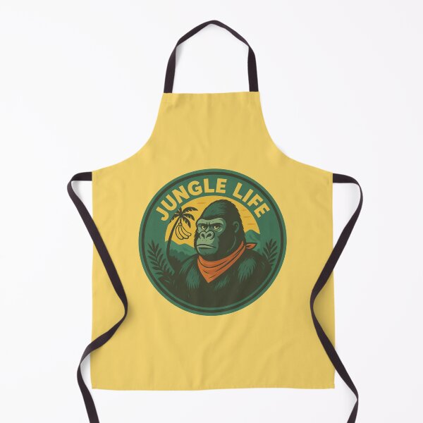 Item preview, Jungle Life – Retro Gorilla designed and sold by hangmeart.