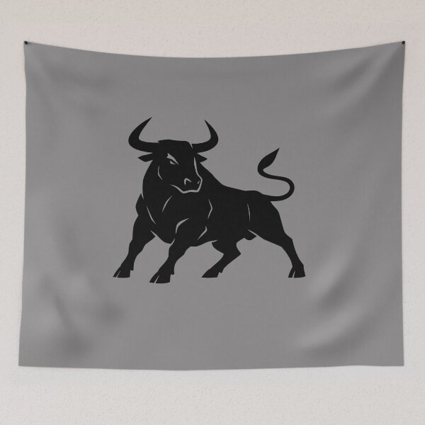 Item preview, Sleek Bull Silhouette designed and sold by ArtistEmbrace.