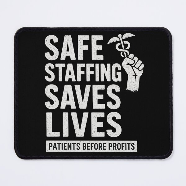 Item preview, Safe Staffing Saves Lives Nurse Strike Support designed and sold by NightWisdom.