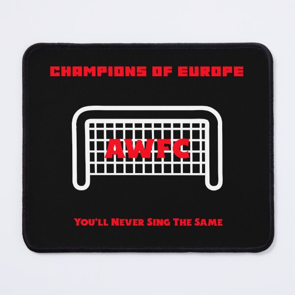 Item preview, AWFC Champions of Europe You’ll Never Sing the Same Arsenal Women Fan Shirt Red White designed and sold by WhackingTax.