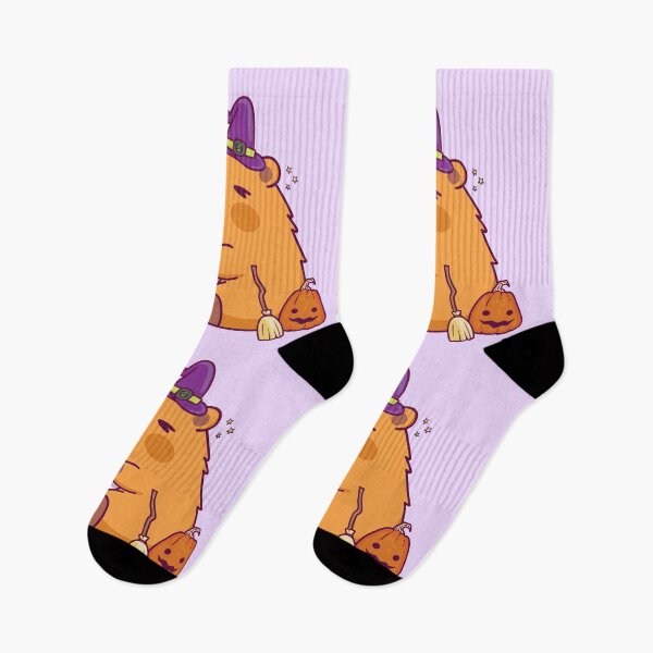 Item preview, Capybara in Witch Hat – Spooky Animal Magic Artwork designed and sold by chillaxcats.