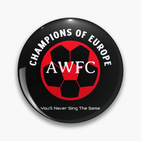 Item preview, AWFC Champions of Europe You’ll Never Sing the Same Arsenal Women Fan Shirt Red White designed and sold by WhackingTax.