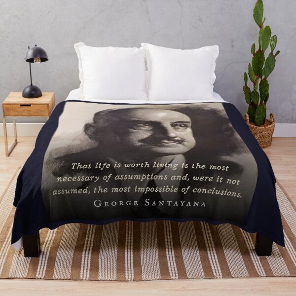 Item preview, Copy of George Santayana quote: To know how just a cause we have for grieving is already a consolation. designed and sold by artbleed.