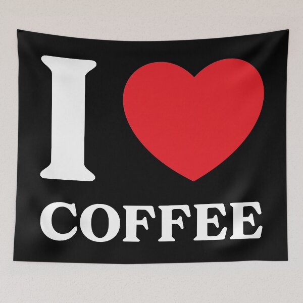 Item preview, I Love Coffee - Funny Caffeine Lover Design designed and sold by CurlyDude.