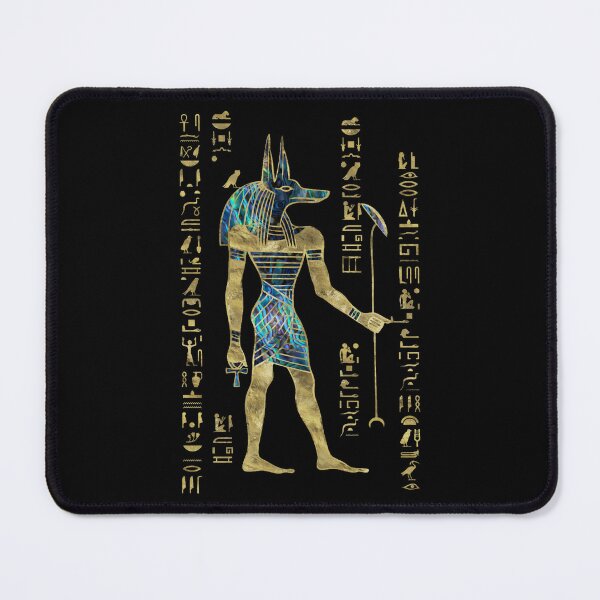 Item preview, Egyptian Anubis Ornament Gold And Abalone Classic  designed and sold by eleanorsophia.