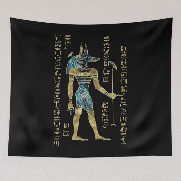 Item preview, Egyptian Anubis Ornament Gold And Abalone Classic  designed and sold by eleanorsophia.