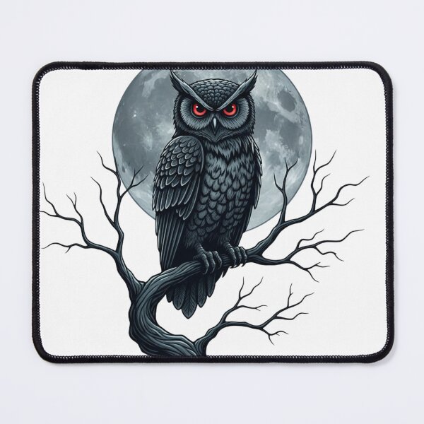 Item preview, Gothic Halloween Owl designed and sold by jira-22062549.