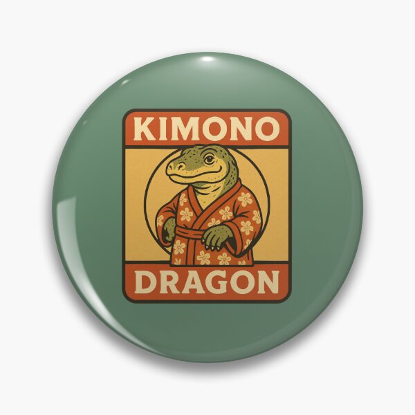 Artikelvorschau, Kimono-Drache – Lustiger Retro-Komodowaran entworfen und verkauft von hangmeart.