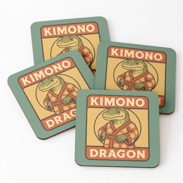 Item preview, Kimono Dragon – Funny Retro Komodo Dragon designed and sold by hangmeart.