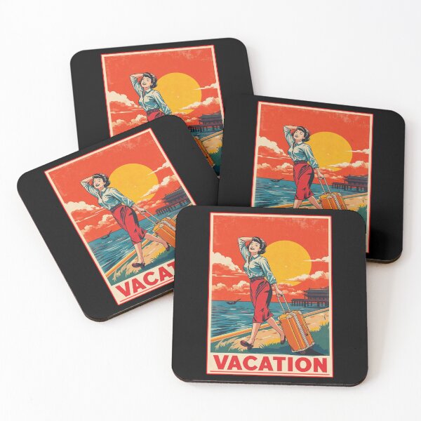 Artikelvorschau, Ein wunderschöner Urlaub im süßen Retro-Stil entworfen und verkauft von Tattoo-Shirt Designer .