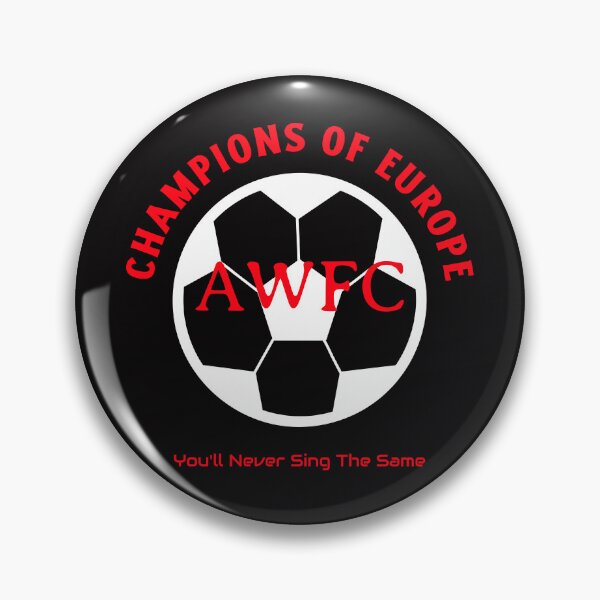 Item preview, AWFC Champions of Europe You’ll Never Sing the Same Arsenal Women Fan Shirt Red White designed and sold by WhackingTax.