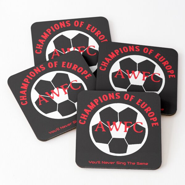 Item preview, AWFC Champions of Europe You’ll Never Sing the Same Arsenal Women Fan Shirt Red White designed and sold by WhackingTax.