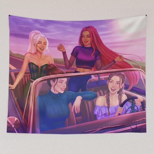 Item preview, Aelin, Bryce, Nesta, and Feyre designed and sold by Library-Of-Em.