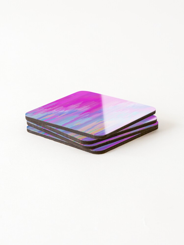 Thumbnail 4 of 5, Coasters (Set of 4), Abstract Pattern designed and sold by RaiCharette.