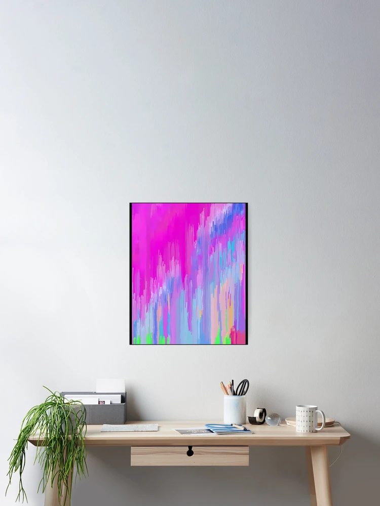 Aperçu 2 sur 3. Poster avec l'œuvre Abstract Pattern  créée et vendue par RaiCharette.