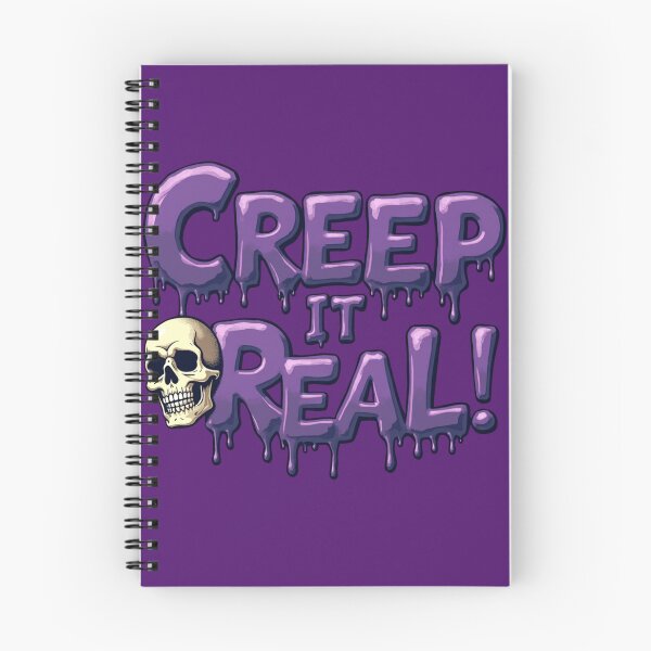 Item preview, Creep It Real! Dripping Skull Halloween T-Shirt designed and sold by InspoDrip-ArtStudio.