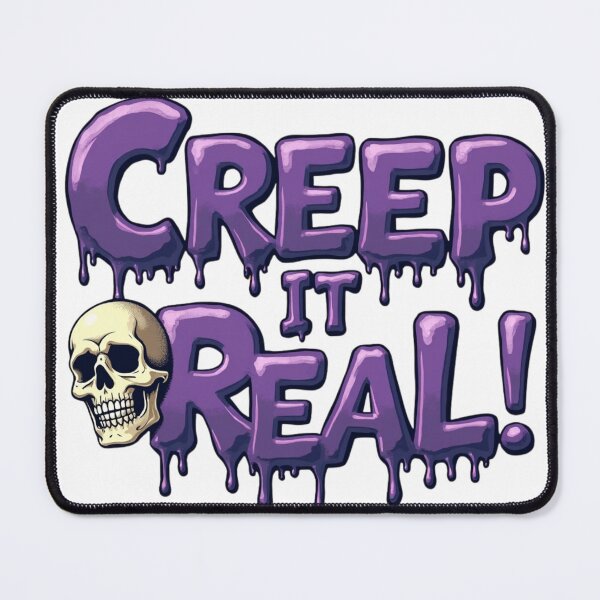 Item preview, Creep It Real! Dripping Skull Halloween T-Shirt designed and sold by InspoDrip-ArtStudio.
