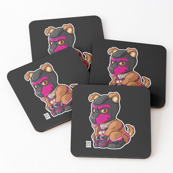 Item preview, Playful Puppy - Pink Mask - Bearzoo Series designed and sold by xeeiee4wsm92.