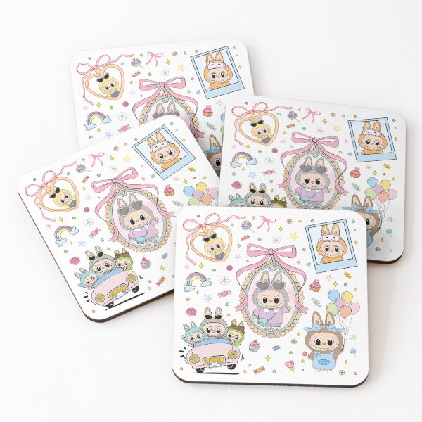 Item preview, Labubu Cute Cartoon Dolls Anime Chibi Style designed and sold by Terahsharris.