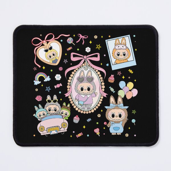 Item preview, Labubu Cute Cartoon Dolls Anime Chibi Style designed and sold by Terahsharris.