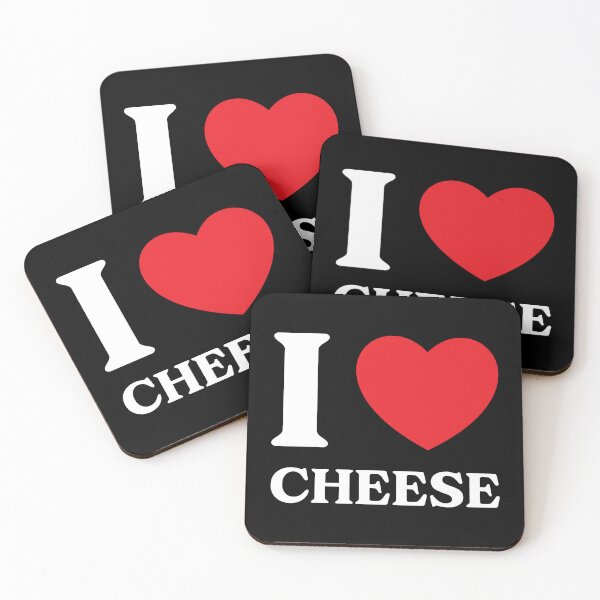 Item preview, I Love Cheese - Funny Food Lover Design designed and sold by CurlyDude.