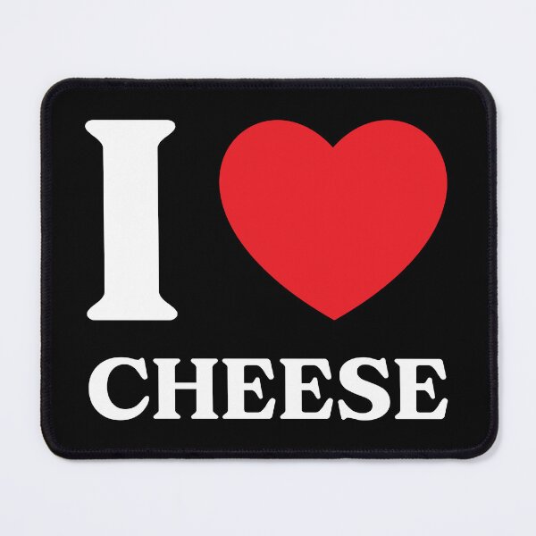 Item preview, I Love Cheese - Funny Food Lover Design designed and sold by CurlyDude.