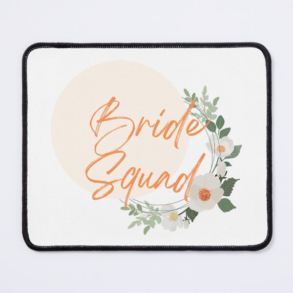 Item preview, Bride Squad-Floral Wedding Party Design designed and sold by goldenquirk.