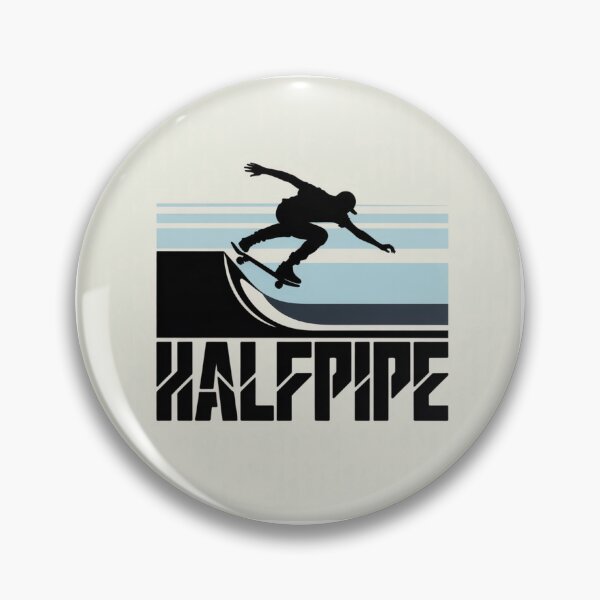 Item preview, Halfpipe Skateboarding Silhouette Design – Skater Apparel & Wall Art designed and sold by GRAPHIX444.