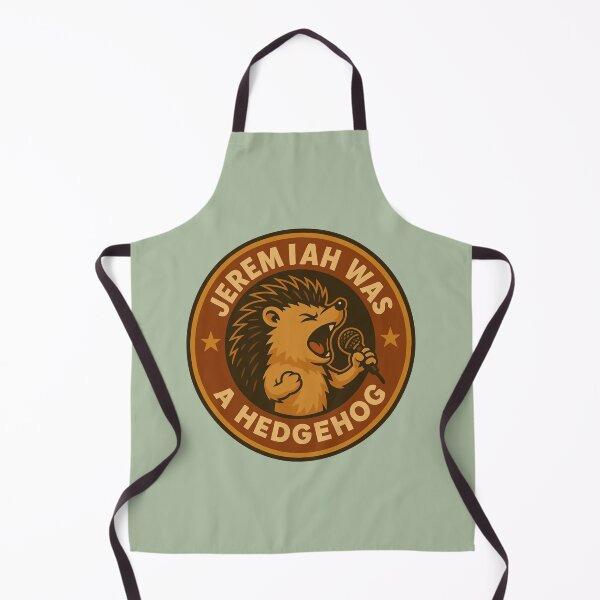 Item preview, Jeremiah Was a Hedgehog – Retro Singing Hedgehog designed and sold by hangmeart.