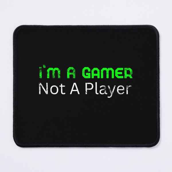 Item preview, I'm A Gamer Not A Player T-Shirt Bold Graphic Tee designed and sold by Just You Tee | Say It Loud, Wear It Proud.