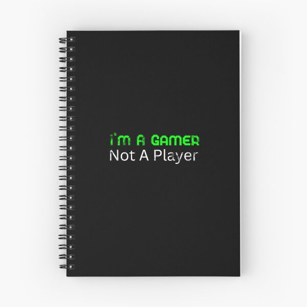 Item preview, I'm A Gamer Not A Player T-Shirt Bold Graphic Tee designed and sold by Just You Tee | Say It Loud, Wear It Proud.