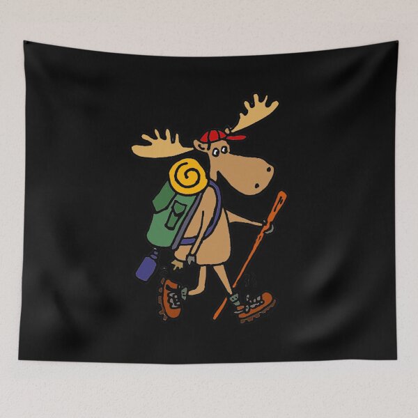 Item preview, Funny Cool Moose Hiker Classic designed and sold by TonieHayes.
