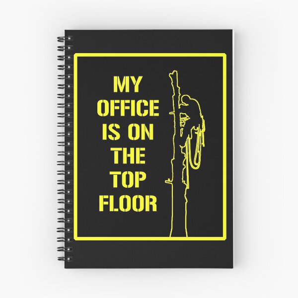 Item preview, Arborist Design : My office is on the top floor yellow designed and sold by Imladris01.