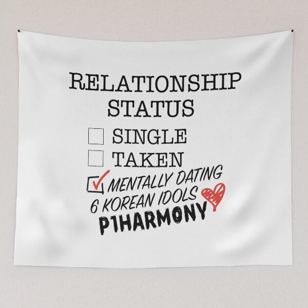 Item preview, Mentally Dating 6 Korean Idols P1Harmony designed and sold by Popsical  Prints.