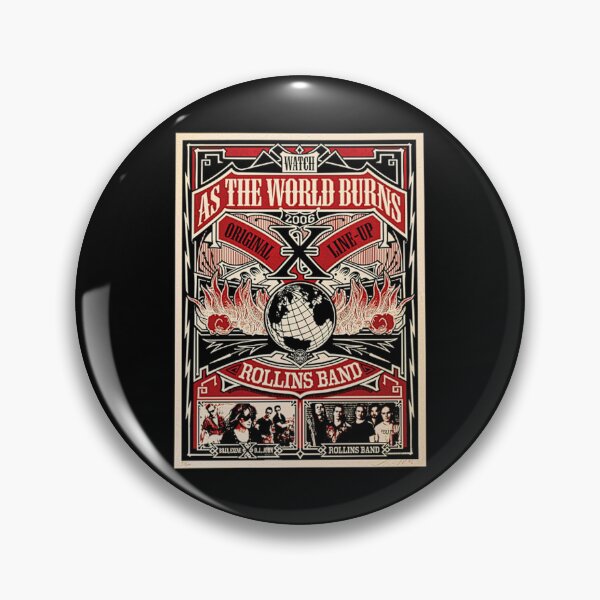 Item preview, Rollins Band - As The World Burns designed and sold by FoundByDara.