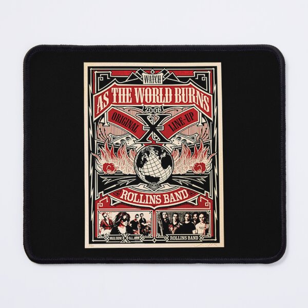 Item preview, Rollins Band - As The World Burns designed and sold by FoundByDara.