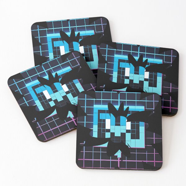Item preview, Pixelated rebellion logo over a black grid 4 designed and sold by Neon G.