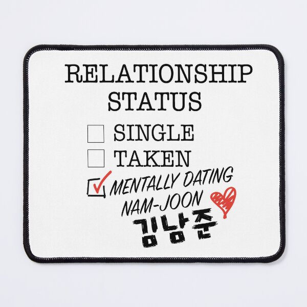 Item preview, Mentally Dating Nam-Joon designed and sold by Popsical  Prints.
