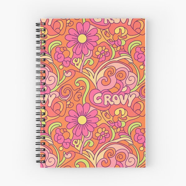 Item preview, Retro 70s Groovy Flower Power Pattern designed and sold by jira-22062549.
