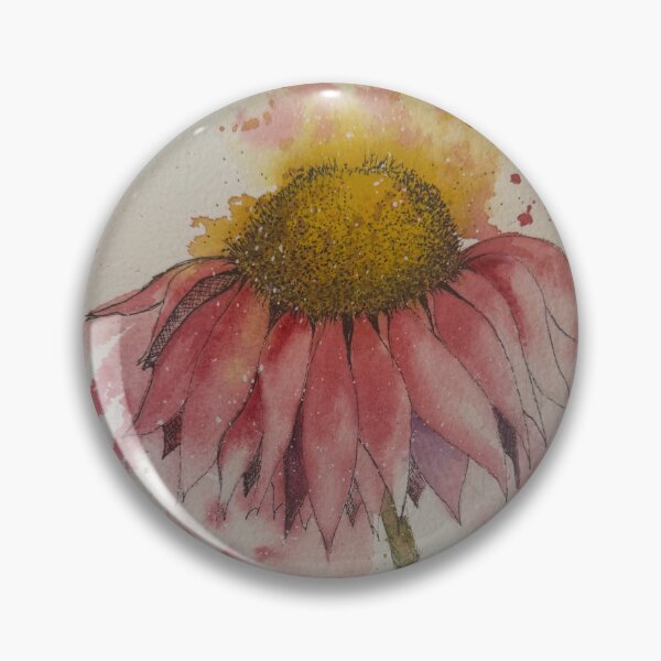 Item preview, Echinacea in Watercolour  designed and sold by lilacshoes_art.