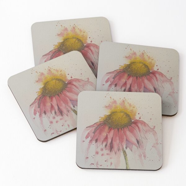 Item preview, Echinacea in Watercolour  designed and sold by lilacshoes_art.