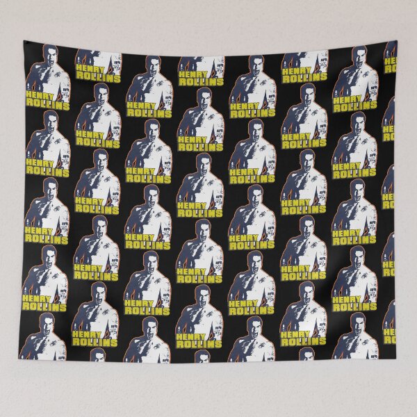 Item preview, Henry Rollins Retro Vintage Design Distresse designed and sold by FoundByDara.
