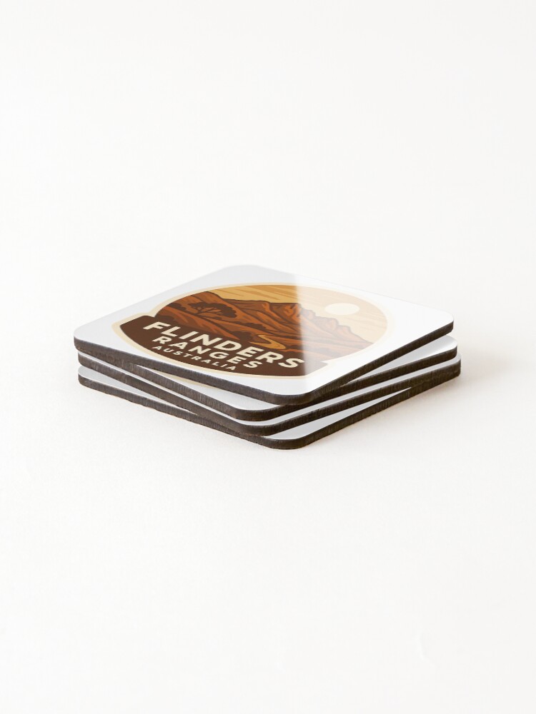 Thumbnail 4 of 5, Coasters (Set of 4), Flinders Ranges Australia designed and sold by LoveLabDesign.