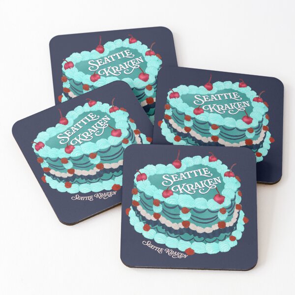 Item preview, Vintage cake - seattle hockey designed and sold by SloaneDesigns.