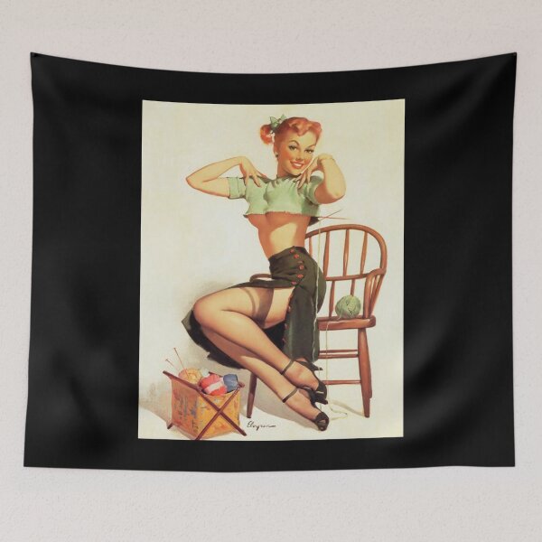 Item preview, Pin-Up Girl - Elvgren - Vintage designed and sold by ELIABASSER.