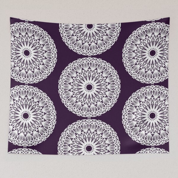 Item preview, Purple Mandala Spiritual Meditation Yoga Buddha Zen Sacred Geometry Lotus Flower designed and sold by DivineMandala.