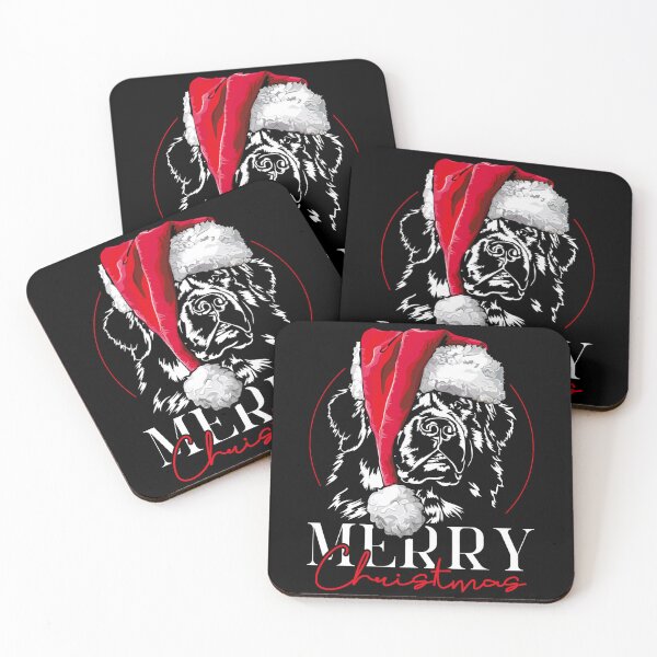 Item preview, Funny Santa Newfoundland Newfie Merry Christmas dog mom gift designed and sold by hatwarhamteri.