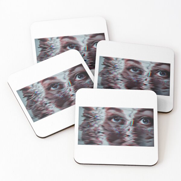 Item preview, Glitched Reality – Distorted Digital Face designed and sold by akashsinha25.