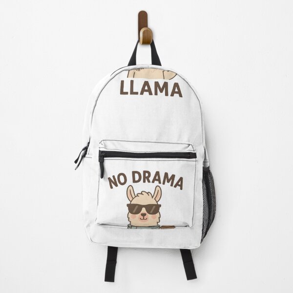 Item preview, No Drama Llama – Cute Coffee Lover Cartoon T-Shirt Design designed and sold by Divakar Fashion.