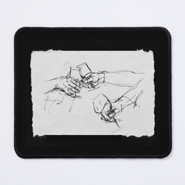 Item preview, Minimalist Toast Glasses Sketch Art designed and sold by SleekLineSketches.